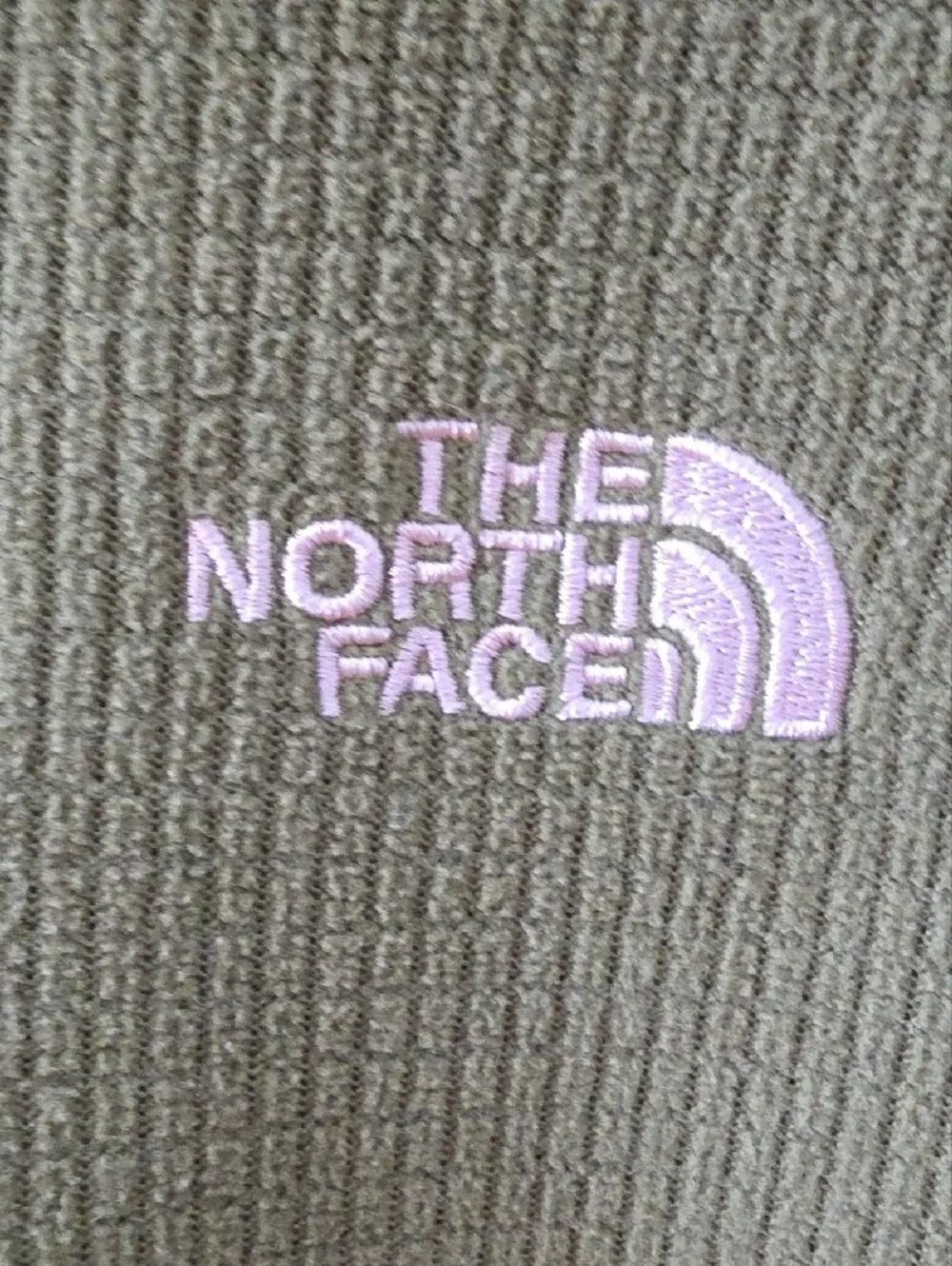The North Face Olive Green Half-Zip Fleece Pullover